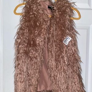 NWT fur vest